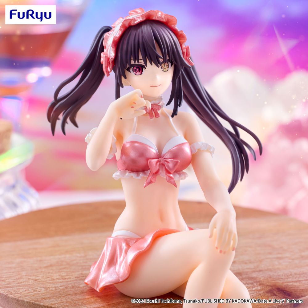 Date A LiveⅤ Noodle Stopper Figure -Kurumi Tokisaki Swimsuit Pastel Red Color ver