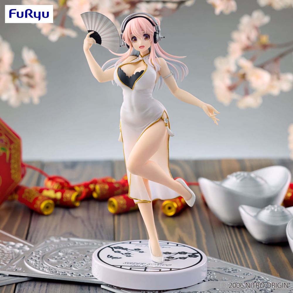 SUPER SONICO Trio-Try-iT Figure -White China Dress ver