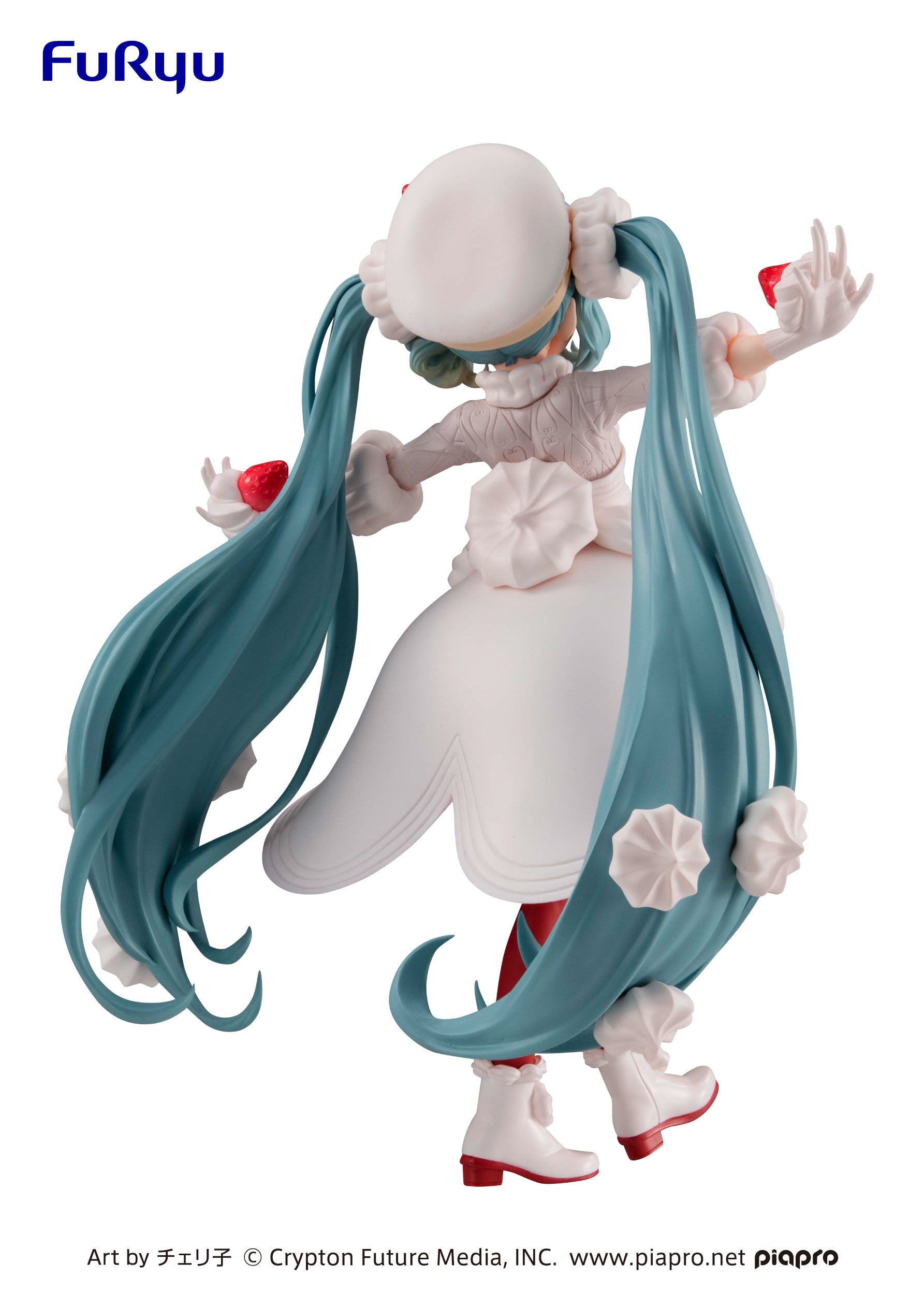 Hatsune Miku Sweet tea time figure-Hatsune Miku・strawberry short - Glacier Hobbies - FURYU Corporation