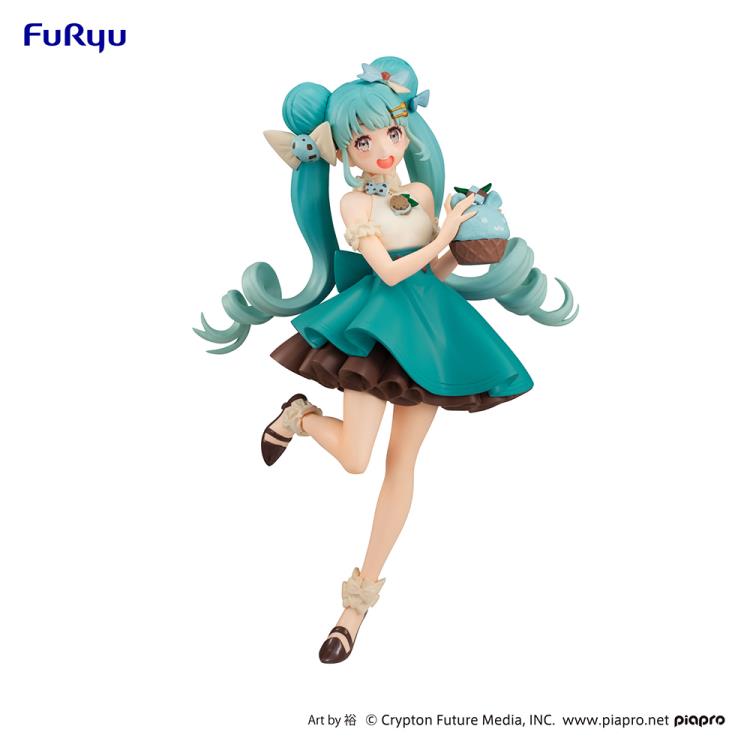 Hatsune Miku Sweet Sweets Series Figure - Hatsune Miku Chocolate Mint - Glacier Hobbies - FuRyu Corporation