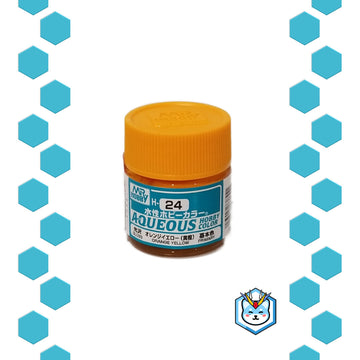 Aqueous Hobby Color H24 Orange Yellow - Glacier Hobbies - GSI Creo