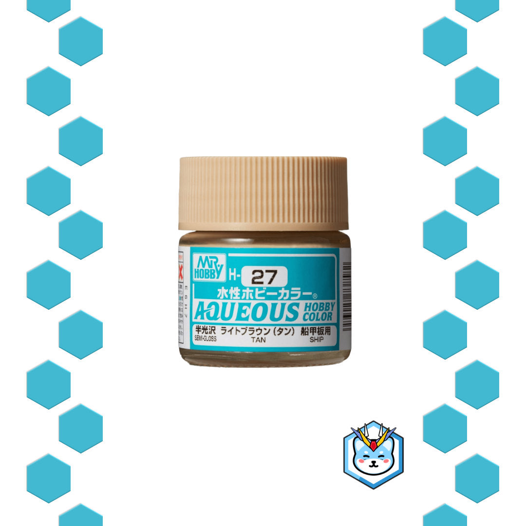 Aqueous Hobby Color H27 Tan - Glacier Hobbies - GSI Creo