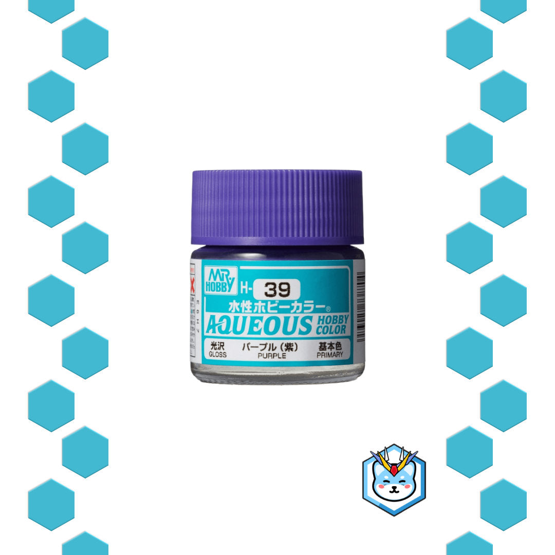 Aqueous Hobby Color H39 Purple - Glacier Hobbies - GSI Creo