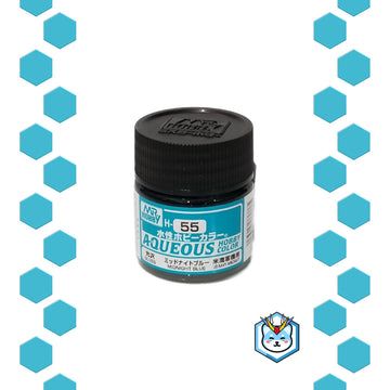 Aqueous Hobby Color H55 Midnight Blue - Glacier Hobbies - GSI Creo