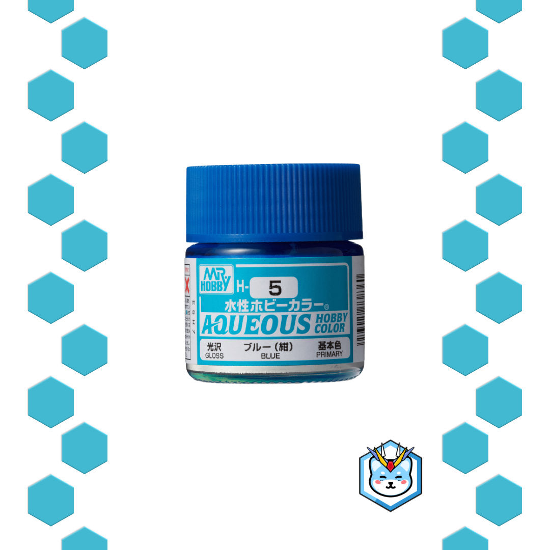 Aqueous Hobby Color H5 Blue - Glacier Hobbies - GSI Creo