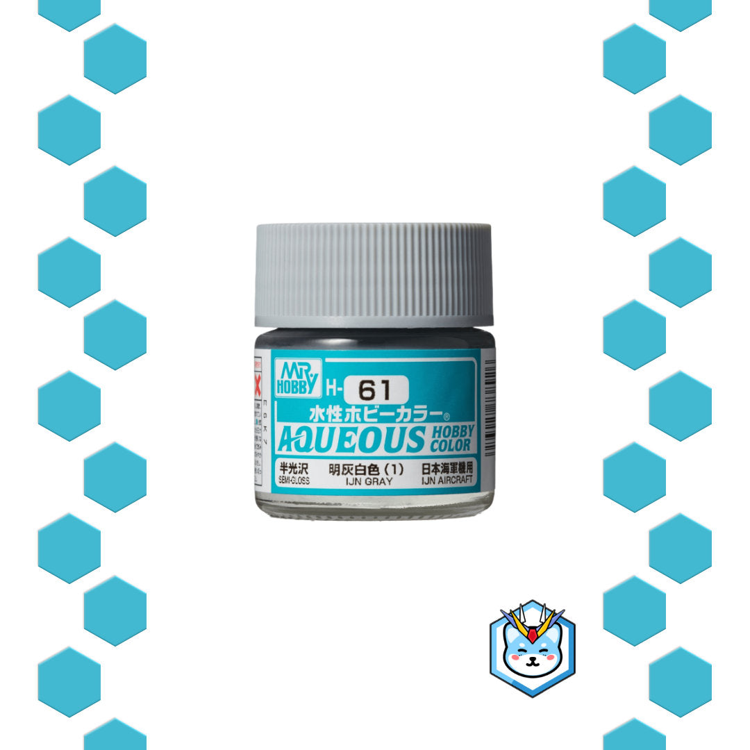 Aqueous Hobby Color H61 IJN Gray - Glacier Hobbies - GSI Creo