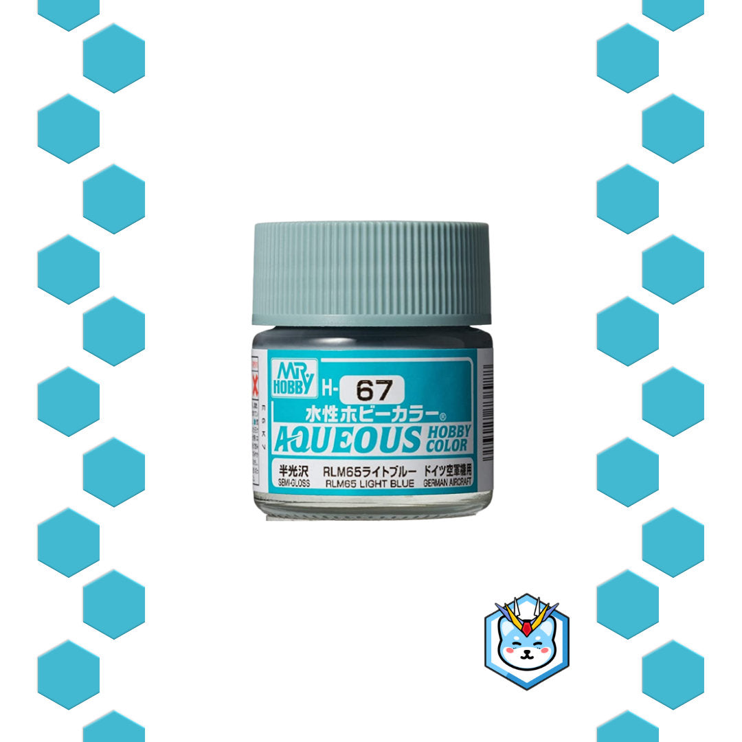 Aqueous Hobby Color H67 RLM65 Light Blue - Glacier Hobbies - GSI Creo