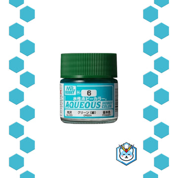 Aqueous Hobby Color H6 Green - Glacier Hobbies - GSI Creo