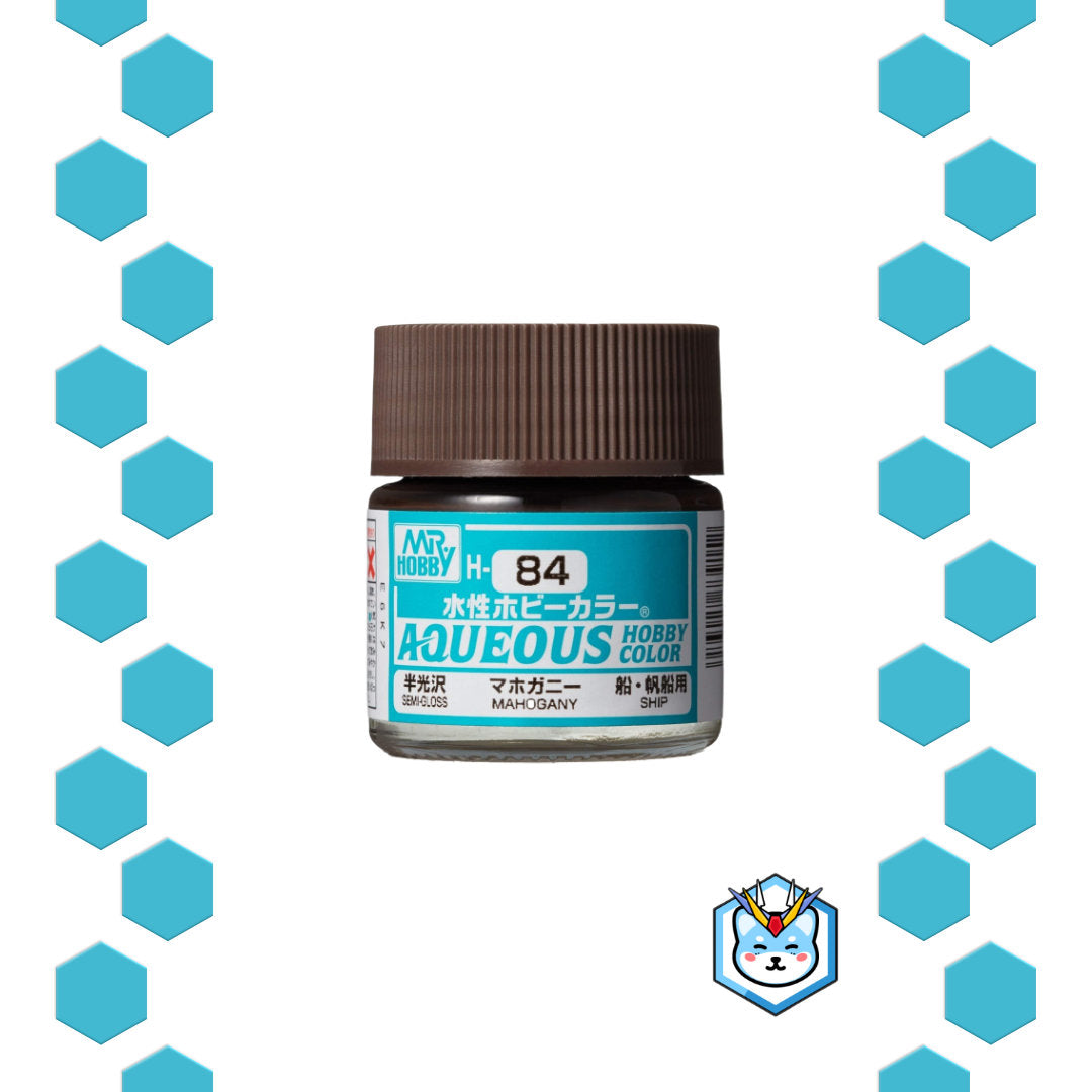 Aqueous Hobby Color H84 Mahogany - Glacier Hobbies - GSI Creo
