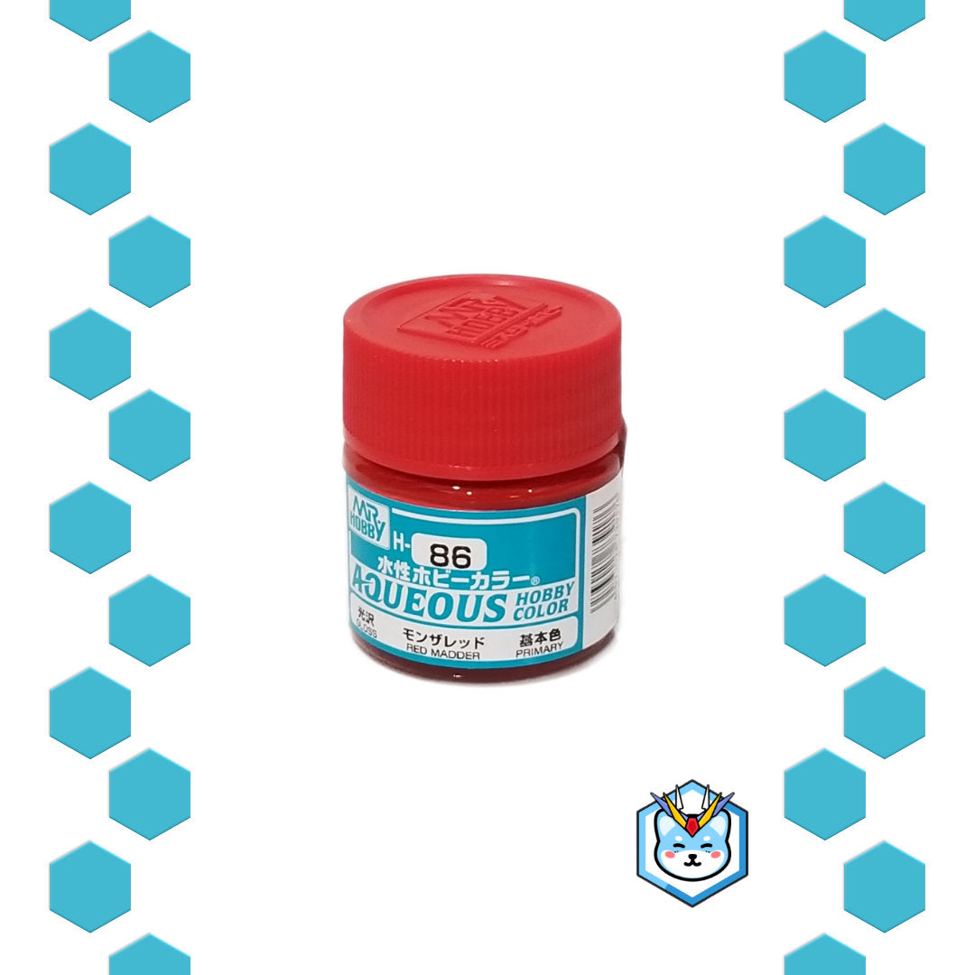 Aqueous Hobby Color H86 Red Madder - Glacier Hobbies - GSI Creo