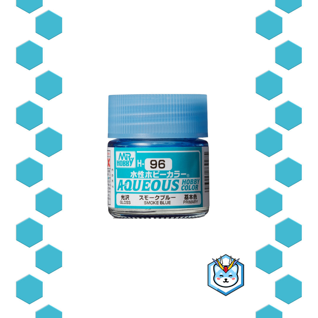 Aqueous Hobby Color H96 Smoke Blue - Glacier Hobbies - GSI Creo