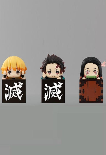 Demon Slayer: Kimetsu no Yaiba: Hikkake Figure-Set (3 items) - Glacier Hobbies - FURYU Corporation