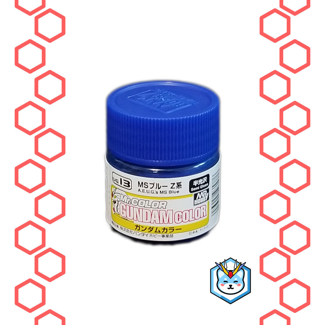 Gundam Color UG13 A.E.U.G.'s MS Blue - Glacier Hobbies - GSI Creo