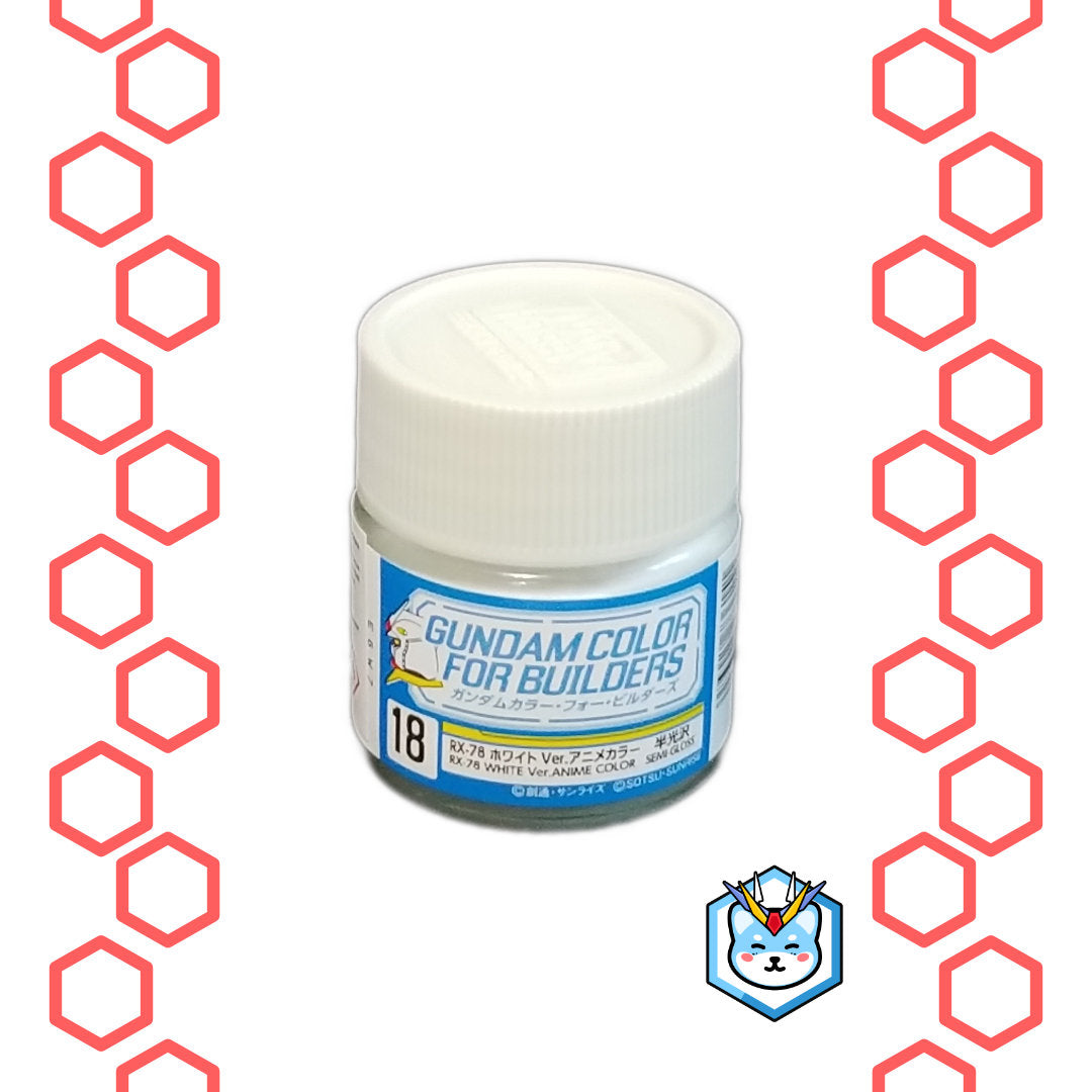 Gundam Color UG18 RX-78 White Ver. ANIME Color - Glacier Hobbies - GSI Creo