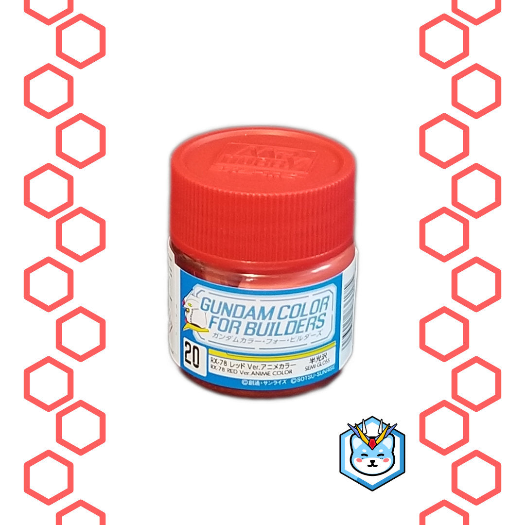 Gundam Color UG20 RX-78 Red Ver. ANIME Color - Glacier Hobbies - GSI Creo