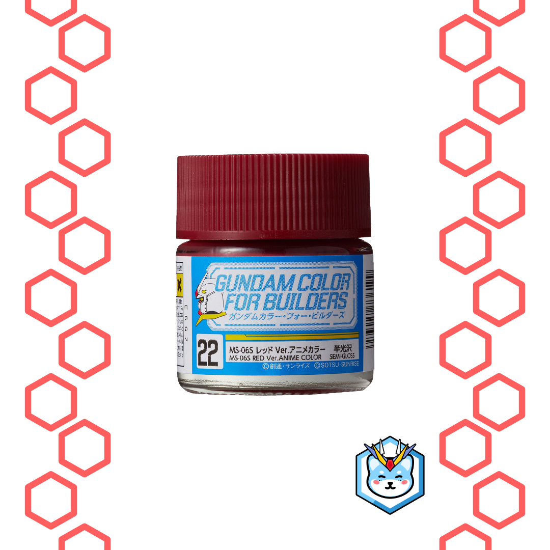 Gundam Color UG22 MS-06S Red Ver ANIME Color - Glacier Hobbies - GSI Creo