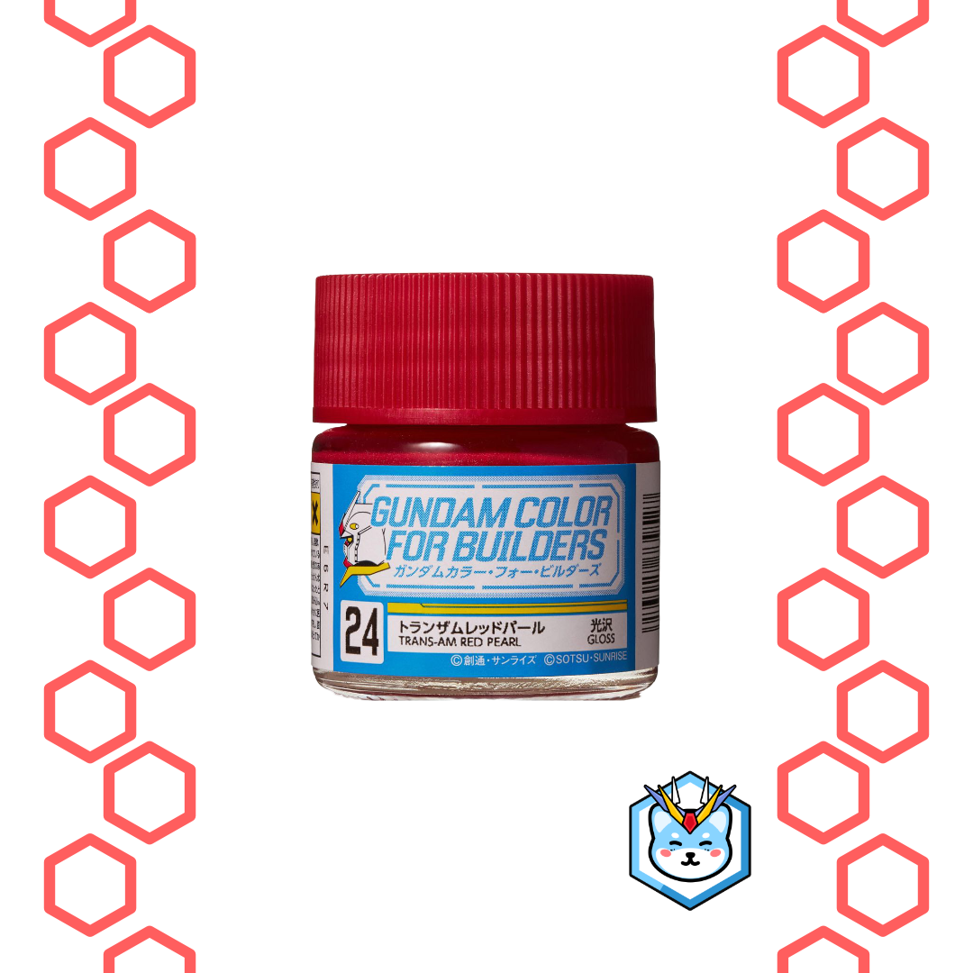 Gundam Color UG24 TRANS-AM Red Pearl - Glacier Hobbies - GSI Creo