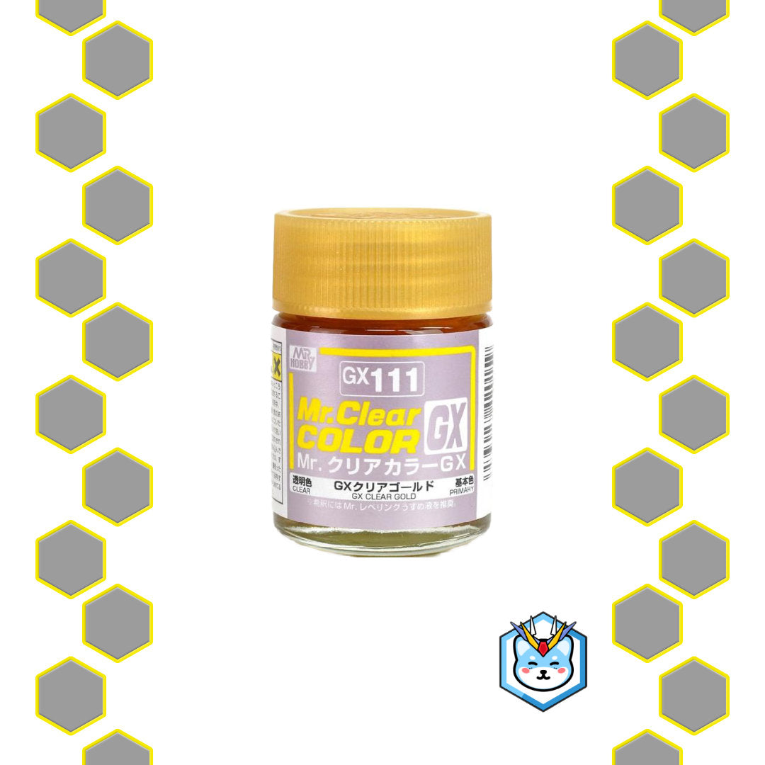 Mr. Clear Color GX111 GX Clear Gold - Glacier Hobbies - GSI Creo