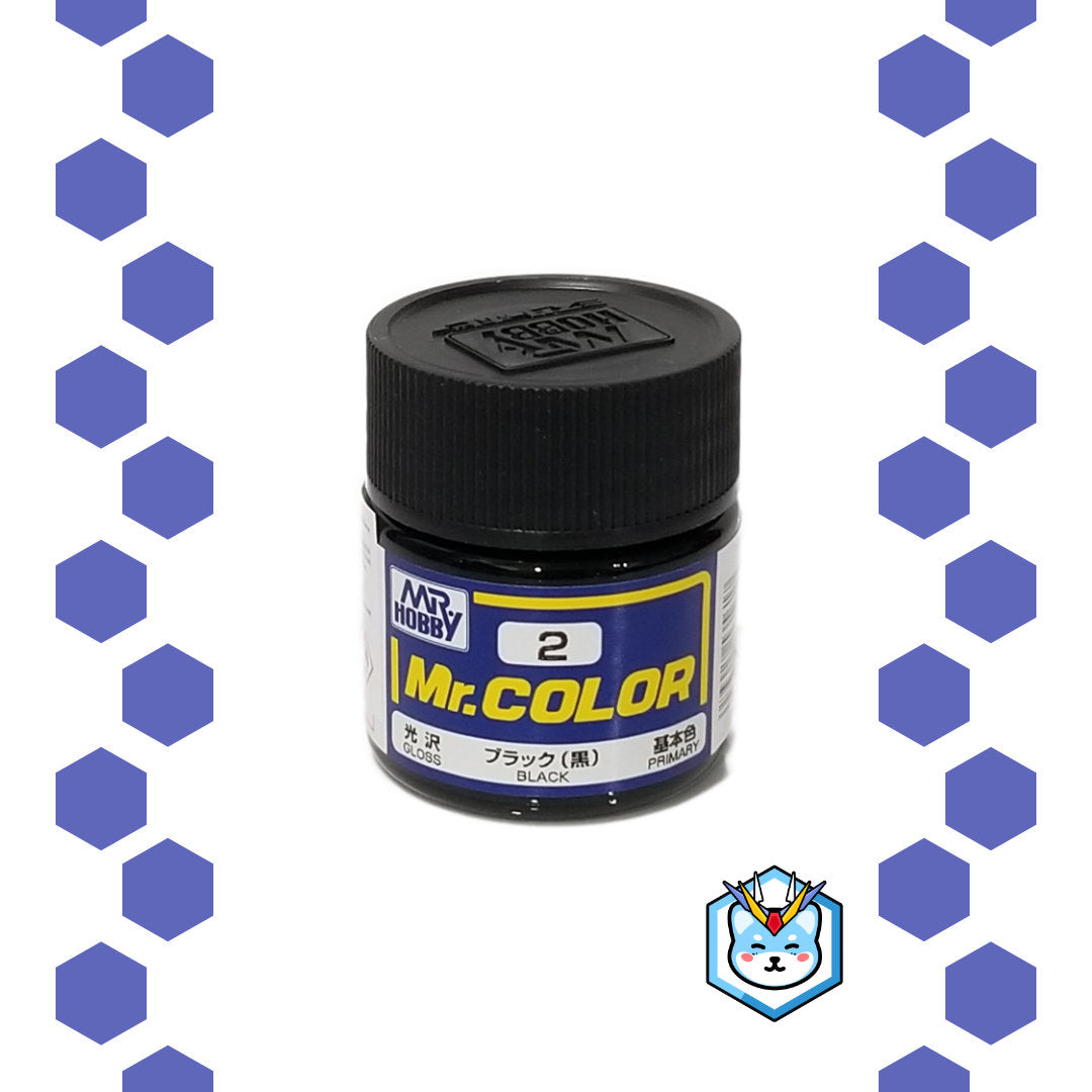 Mr. Color C2 Black - Glacier Hobbies - GSI Creo