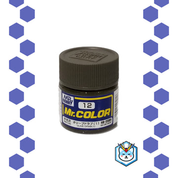 Mr. Color C12 Olive Drab (1) - Glacier Hobbies - GSI Creo