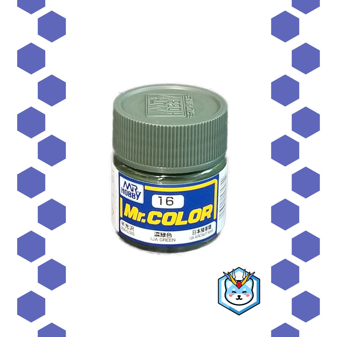 Mr. Color C16 IJA Green - Glacier Hobbies - GSI Creo