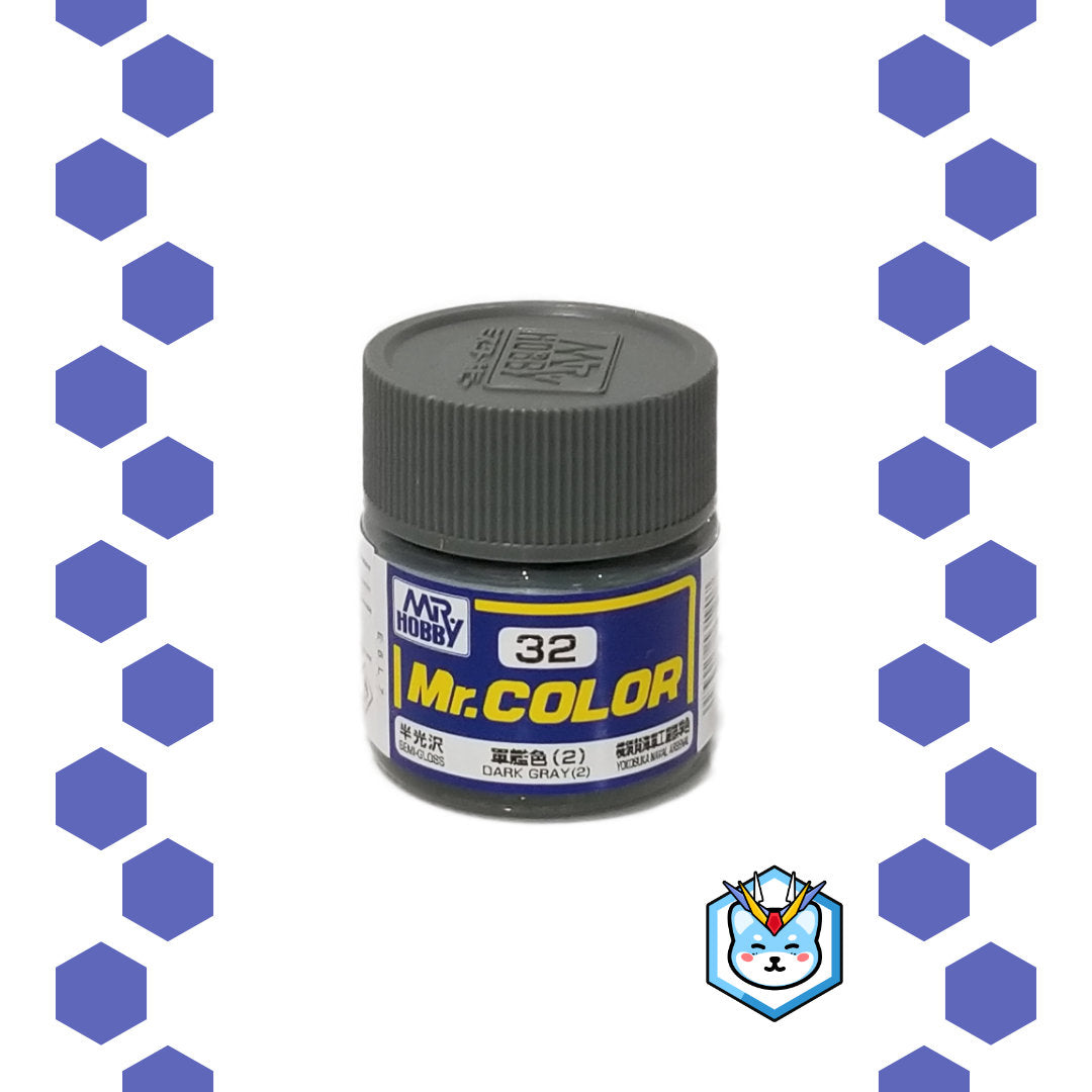 Mr. Color C32 Dark Gray (2) - Glacier Hobbies - GSI Creo