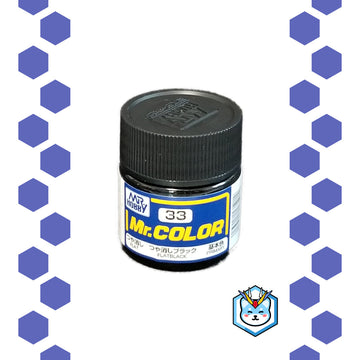 Mr. Color C33 Flat Black - Glacier Hobbies - GSI Creo