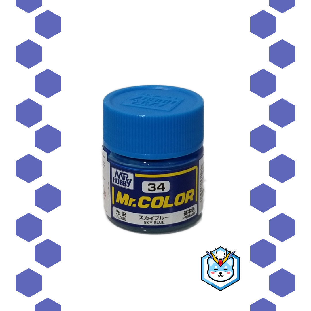 Mr. Color C34 Sky Blue - Glacier Hobbies - GSI Creo