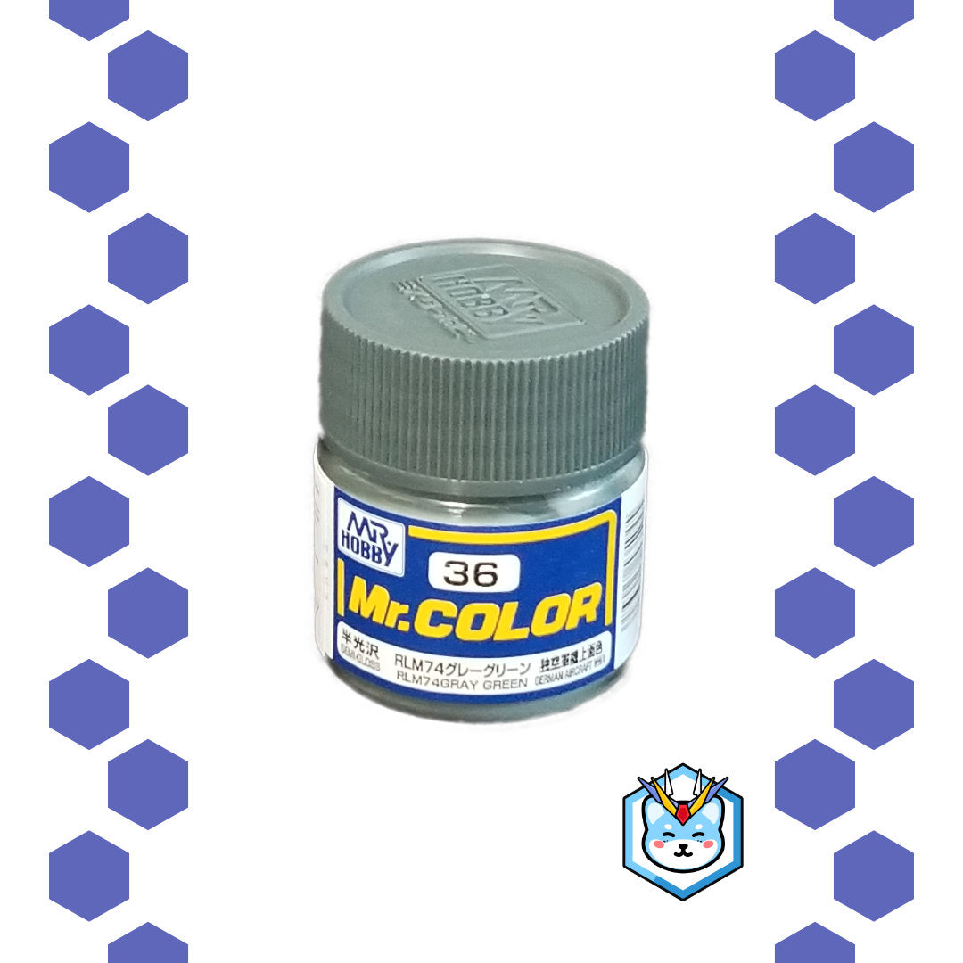 Mr. Color C36 RLM74 Gray Green - Glacier Hobbies - GSI Creo
