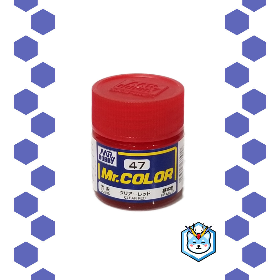 Mr. Color C47 Clear Red - Glacier Hobbies - GSI Creo