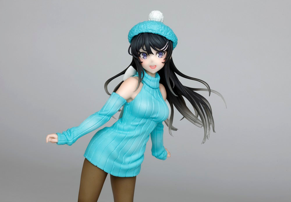 Rascal Series Coreful Figure Sakurajima Mai ~Newly Written Knit dress ver.~ - Glacier Hobbies - Taito