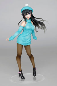 Rascal Series Coreful Figure Sakurajima Mai ~Newly Written Knit dress ver.~ - Glacier Hobbies - Taito