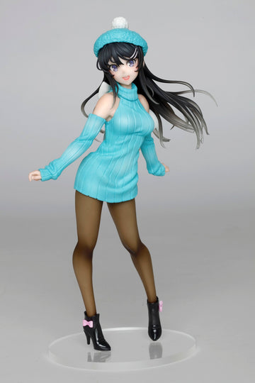 Rascal Series Coreful Figure Sakurajima Mai ~Newly Written Knit dress ver.~ - Glacier Hobbies - Taito