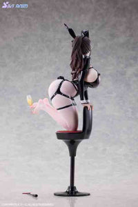 Siki Anim Champagne And Bunny Girl Rose 1/6 Scale Figure (White Stockings) Deluxe Edition