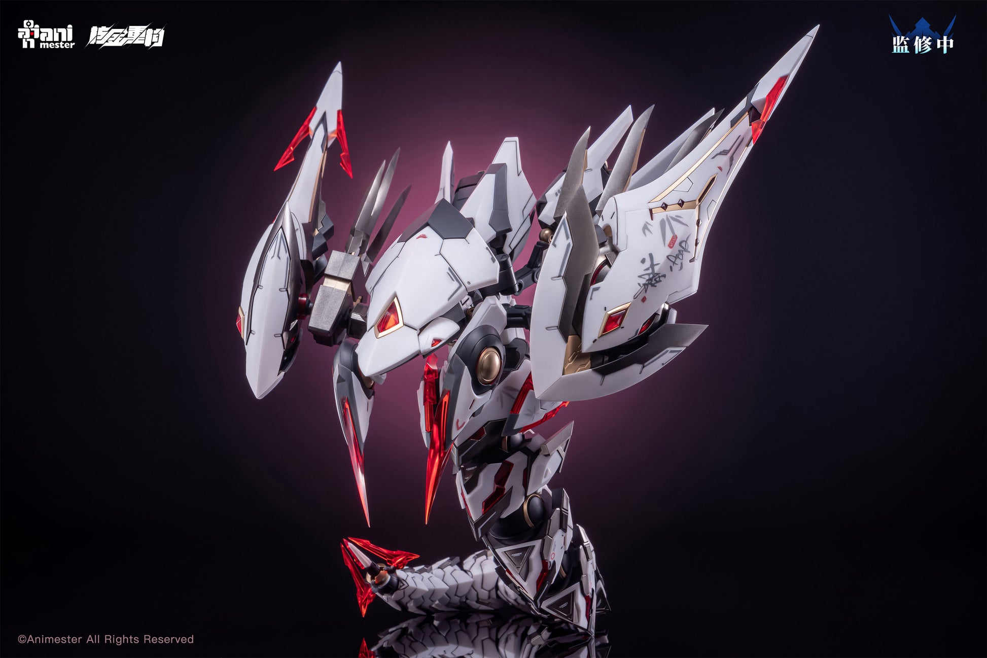 ANIMESTER X NUCLEAR GOLD RECONSTRUCTION POLARIS WHITE 1/12 PLASTIC MODEL KIT
