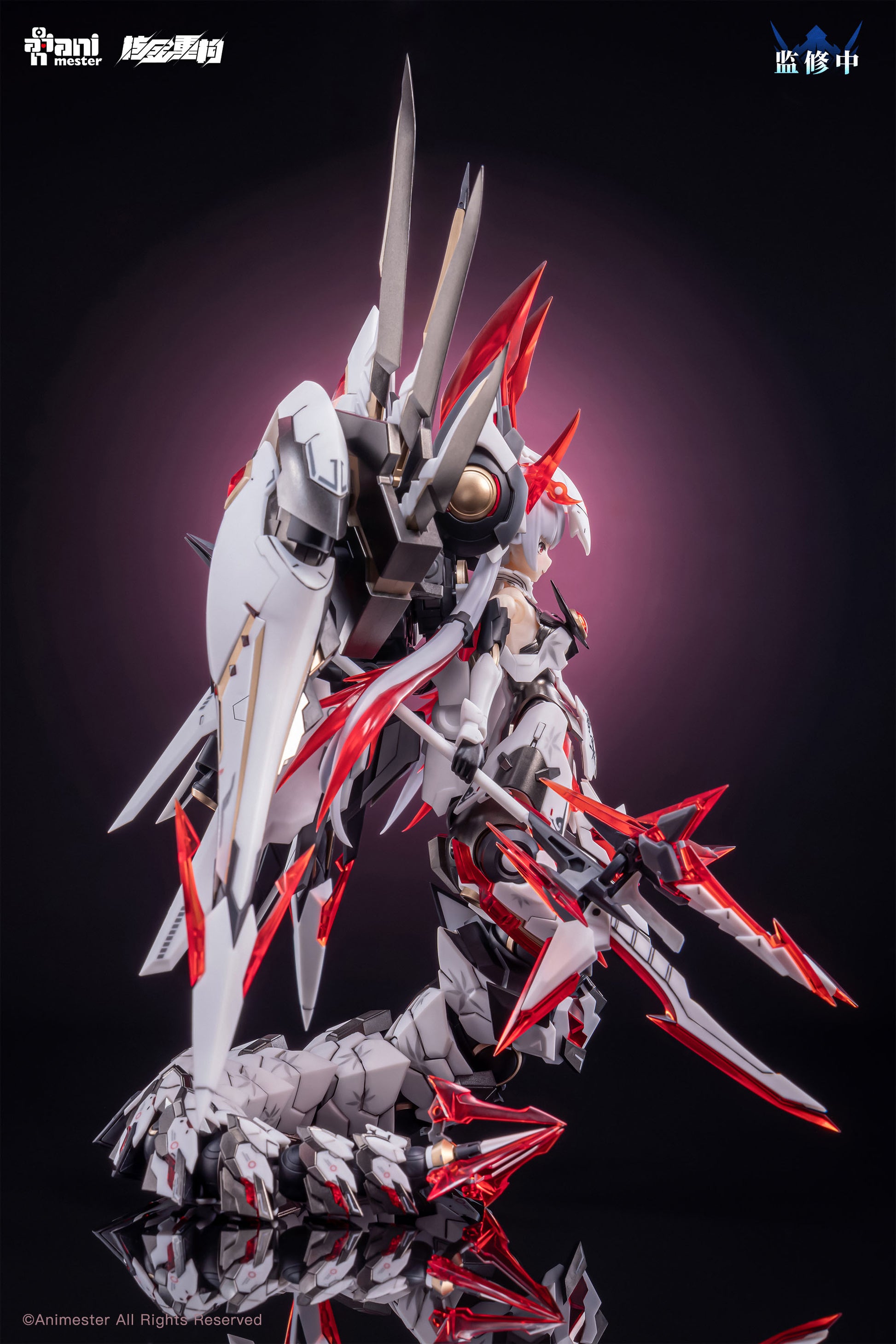 ANIMESTER X NUCLEAR GOLD RECONSTRUCTION POLARIS WHITE 1/12 PLASTIC MODEL KIT
