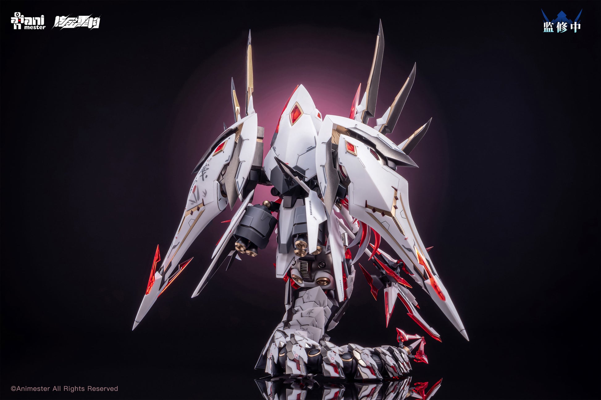 ANIMESTER X NUCLEAR GOLD RECONSTRUCTION POLARIS WHITE 1/12 PLASTIC MODEL KIT