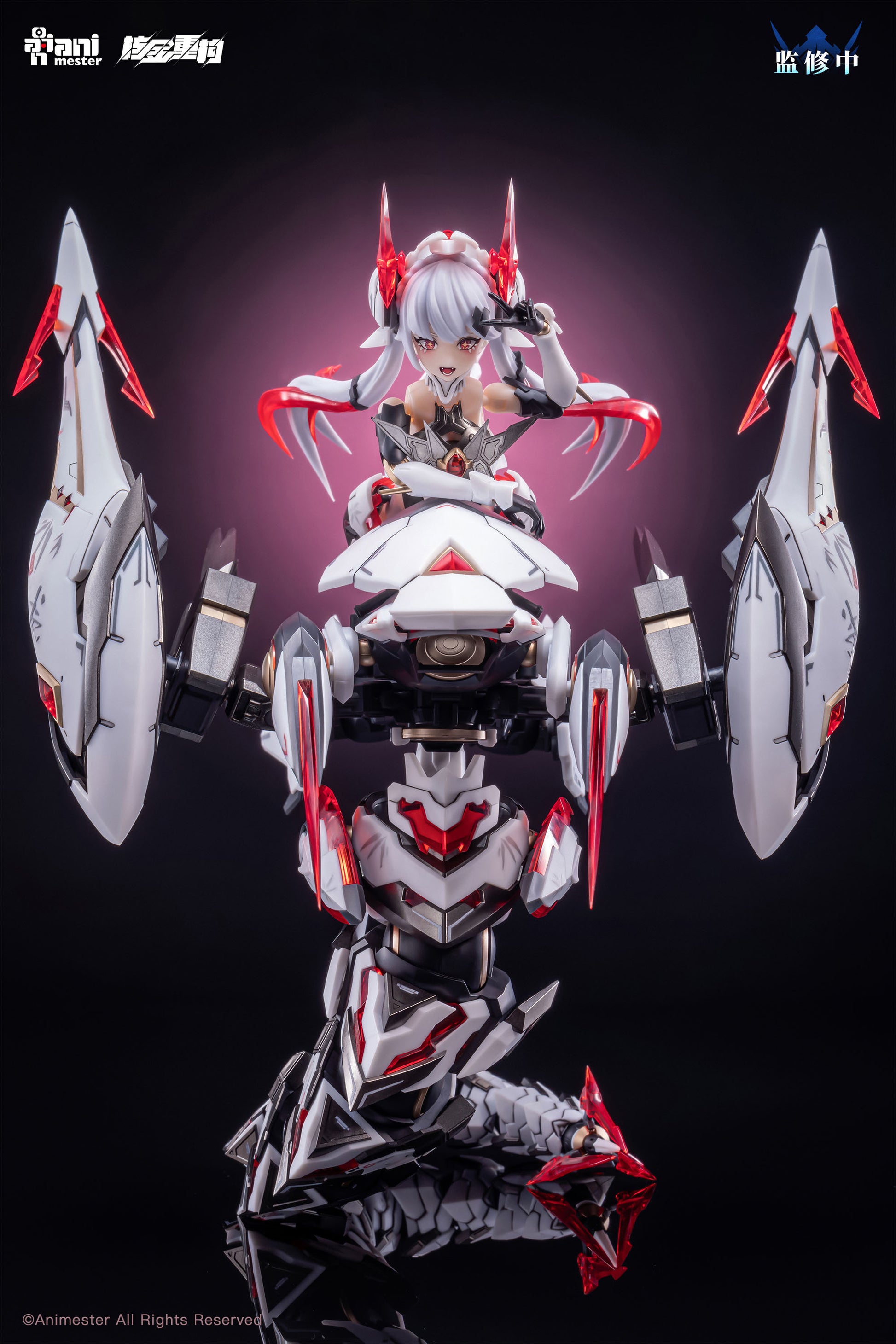 ANIMESTER X NUCLEAR GOLD RECONSTRUCTION POLARIS WHITE 1/12 PLASTIC MODEL KIT