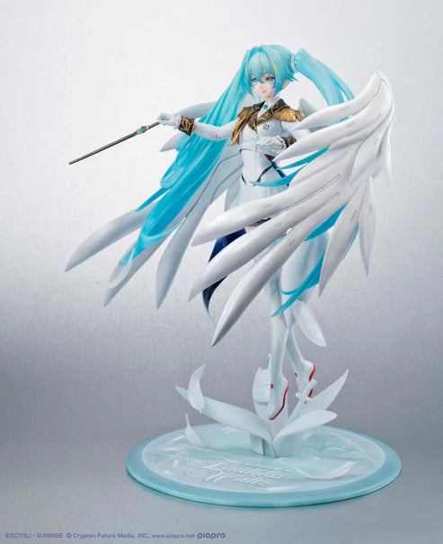 Lucrea Mobile Suit Gundam 45th Anniversary X Hatsune Miku Hatsune Miku X Wing Gundam Zero EW 1/7 Scale Figure