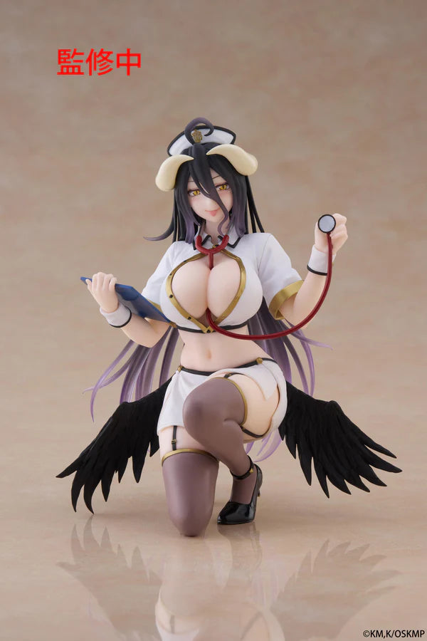 Overlord Desktop Cute Figure - Albedo (Nurse Ver.)