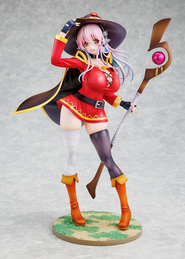 Super Sonico KONOSUBA - God's blessing on this wonderful world! Megumin collaboration ver. 1/7 Scale Figure