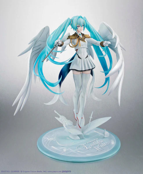 Lucrea Mobile Suit Gundam 45th Anniversary X Hatsune Miku Hatsune Miku X Wing Gundam Zero EW 1/7 Scale Figure