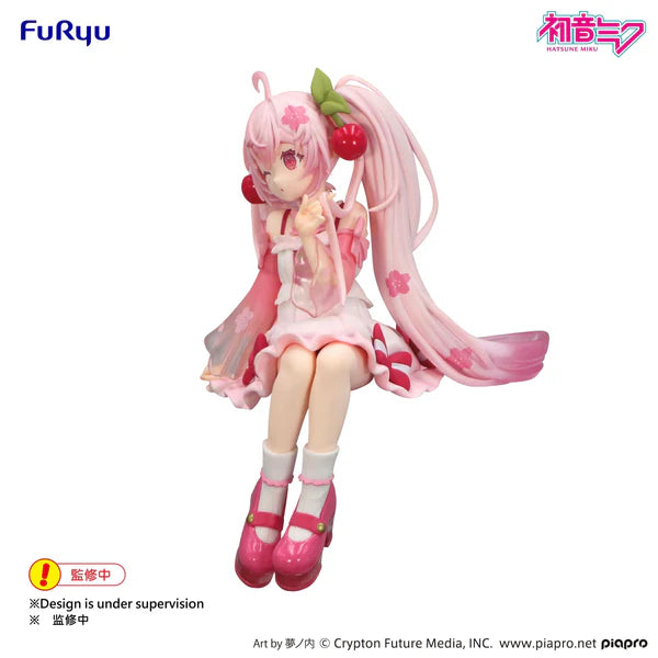 Hatsune Miku Noodle Stopper Figure -Sakura Miku 2025 Wink ver.-