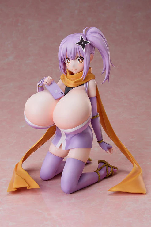 A Ninja and an Assassin Under One Roof Diecut Sticker Satoko Kusagakure Huge‑Breasted Ver. 1/4 Complete Figure