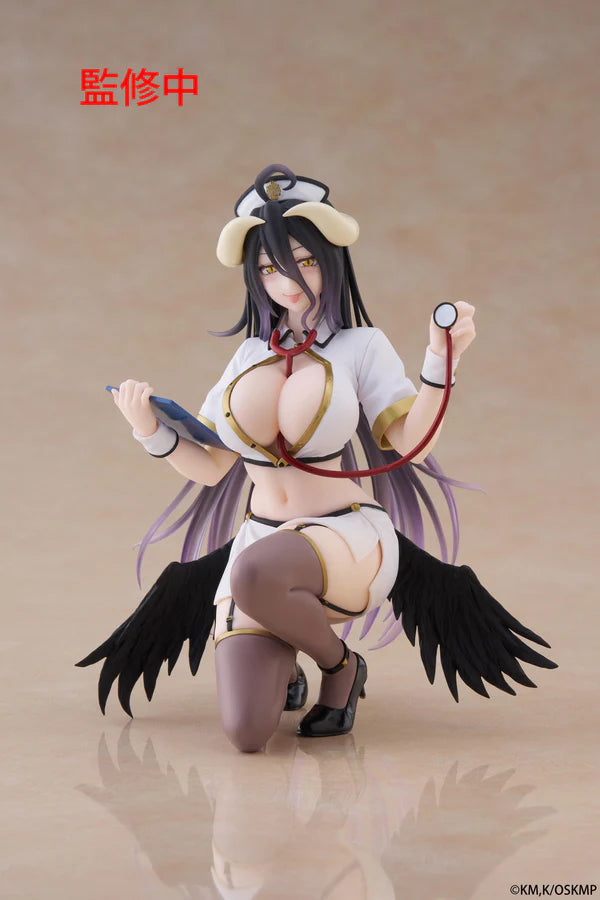 Overlord Desktop Cute Figure - Albedo (Nurse Ver.)