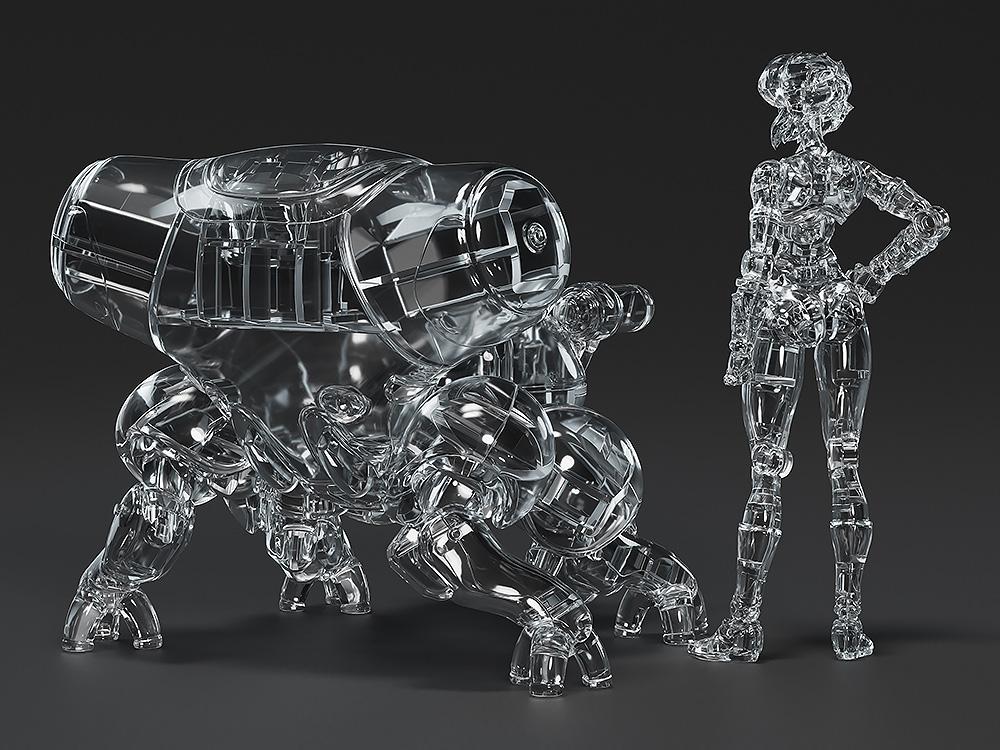 Plamax Minimum Factory Mf-96 Motoko Kusanagi With Fuchikoma: Thermoptic Camouflage Ver.