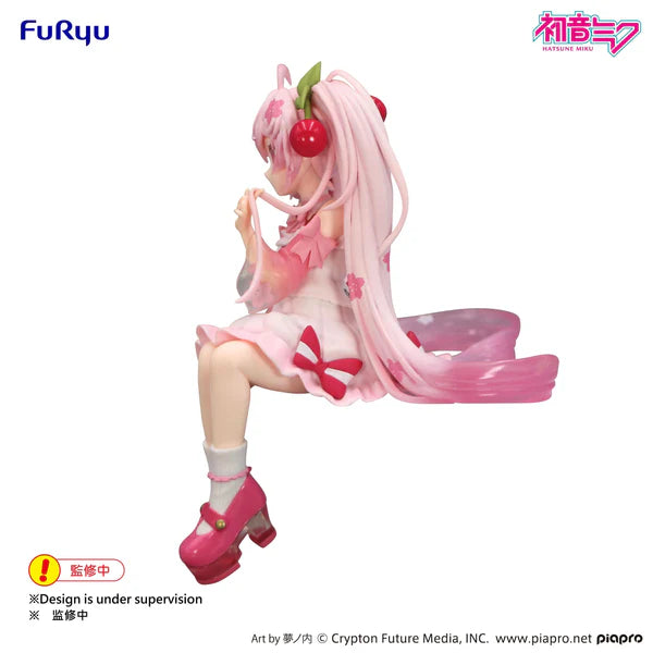 Hatsune Miku Noodle Stopper Figure -Sakura Miku 2025 Wink ver.-