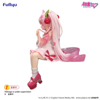 Hatsune Miku Noodle Stopper Figure -Sakura Miku 2025 Wink ver.-