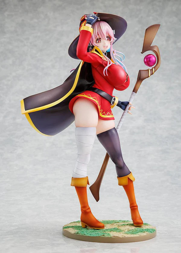 Super Sonico KONOSUBA - God's blessing on this wonderful world! Megumin collaboration ver. 1/7 Scale Figure