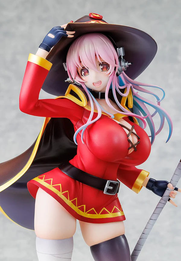 Super Sonico KONOSUBA - God's blessing on this wonderful world! Megumin collaboration ver. 1/7 Scale Figure